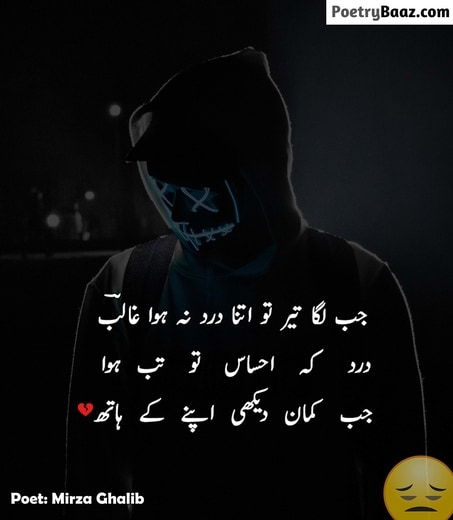 Mirza Ghalib Famous Dard Poetry in Urdu