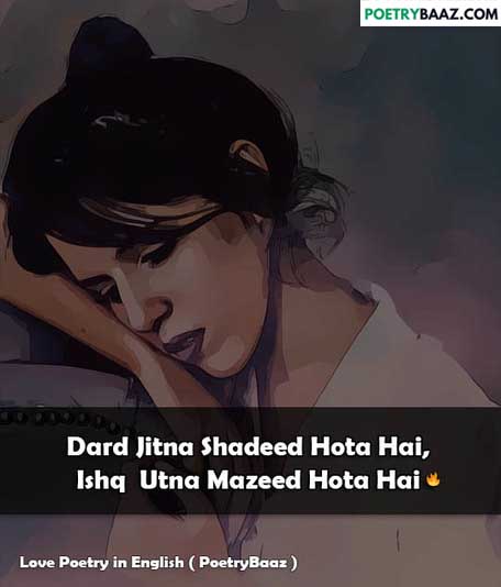 English Urdu Poetry About Ishq