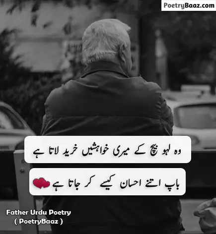 Heart Touching Baap Poetry in Urdu