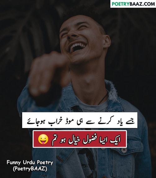 Funny Poetry in Urdu About Love 2 lines