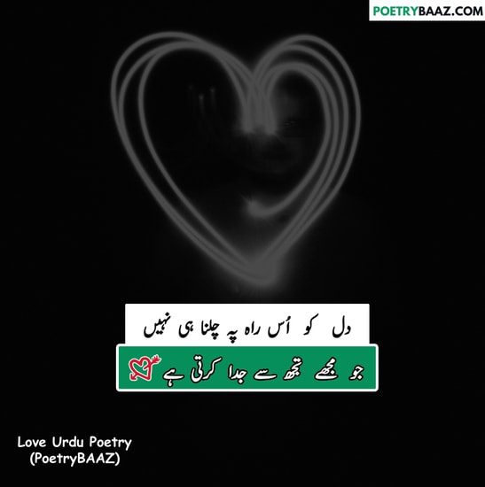 Love Urdu Shayari for Wife 2 lines