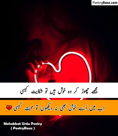 Best Mohabbat Poetry for lovers in urdu