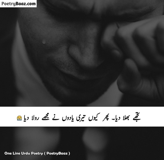 Broken Heart One Line Poetry in Urdu