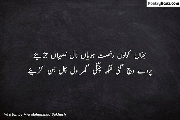 2 lines Punjabi Poetry in Urdu