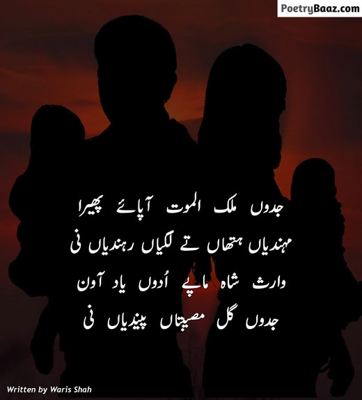 Punjabi Poetry on Parents in urdu text