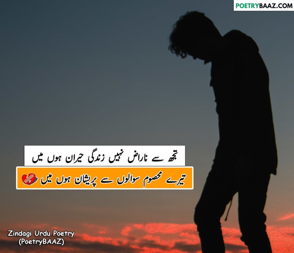 Broken Heart Sad Zindagi Poetry in Urdu 2 lines